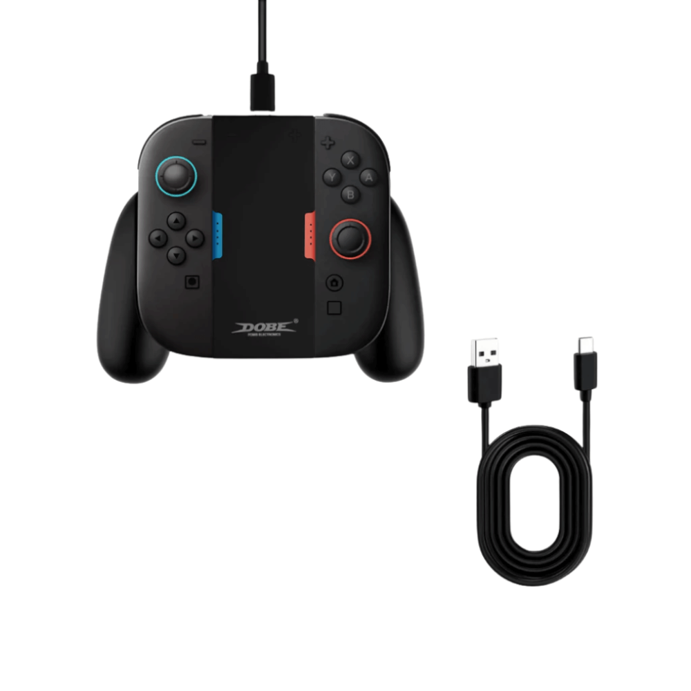 ด้ามจับชาร์จ JOY-CON NINTENDO SWITCH 2 DOBE TNS-3177 พร้อมแม่เหล็กและสายชาร์จในตัว